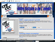 Tablet Screenshot of cfecgc-metiersdelemploipaca.fr